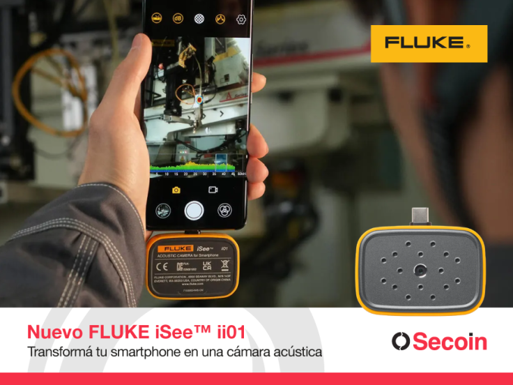 Cámara acústica para móviles Fluke iSee ii01 Alt